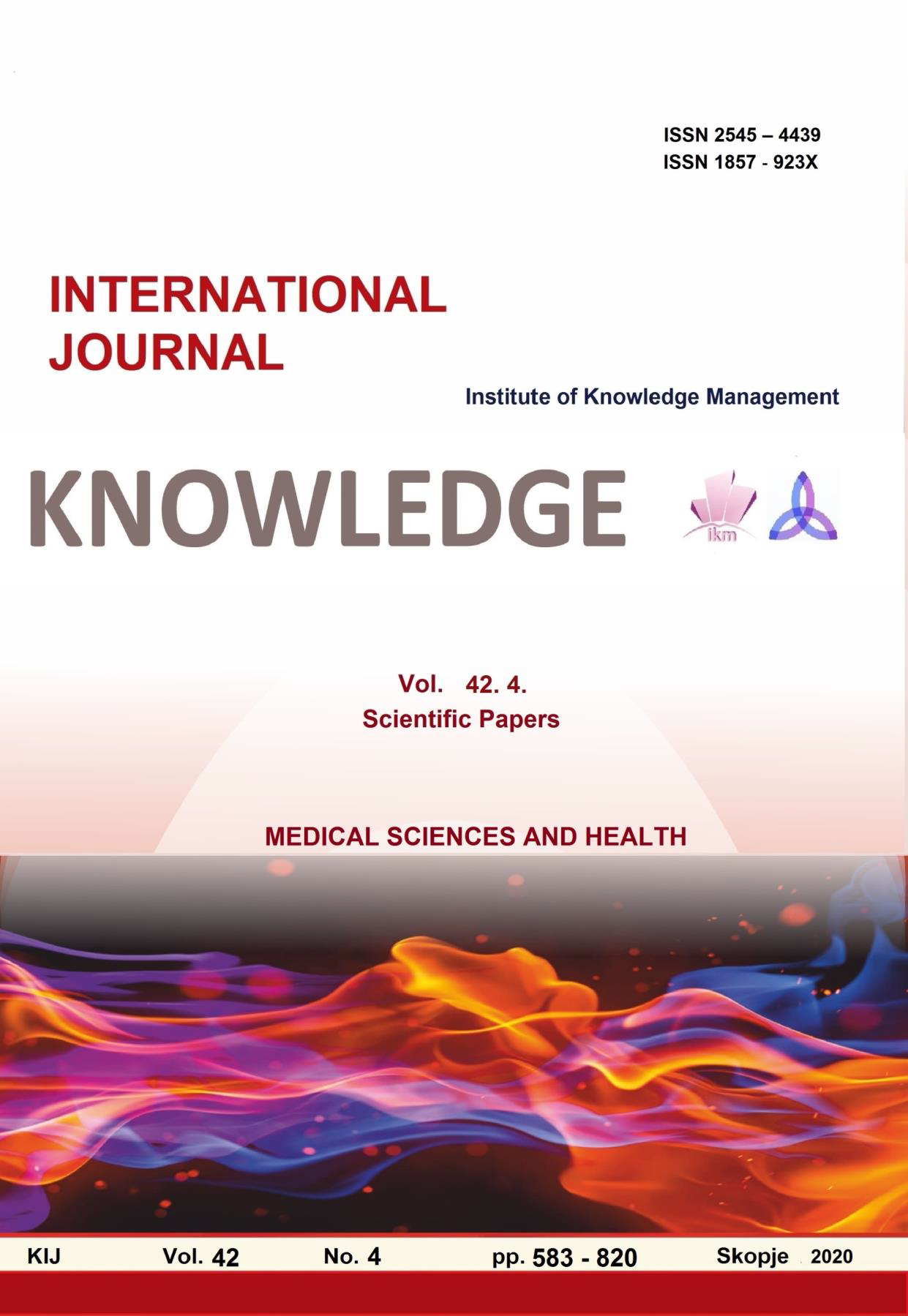 					View Vol. 42 No. 4 (2020): The Power of Knowledge
				
