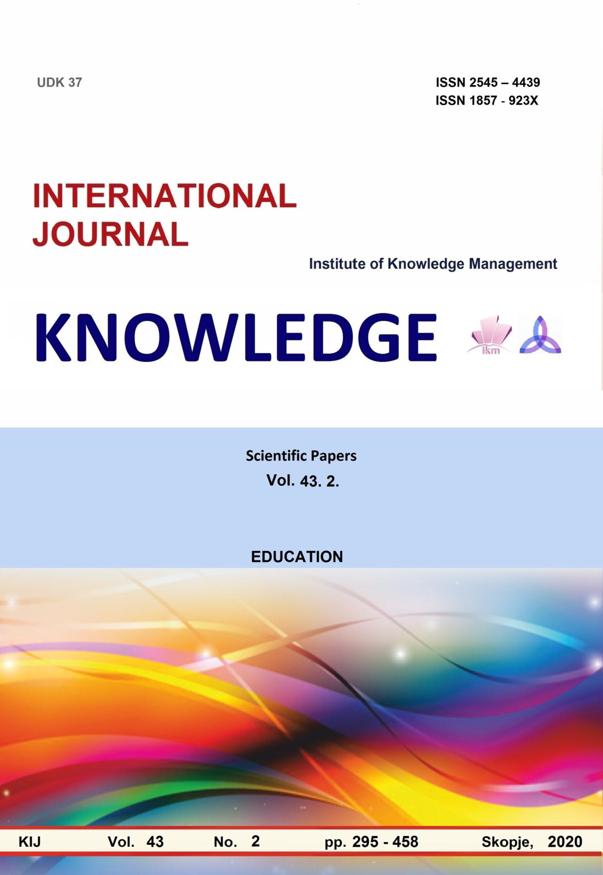 					View Vol. 43 No. 2 (2020): Knowledge in Practice
				