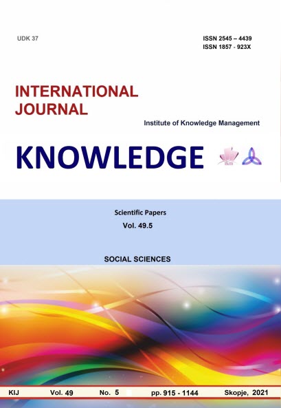 					View Vol. 49 No. 5 (2021): Knowledge in Practice
				