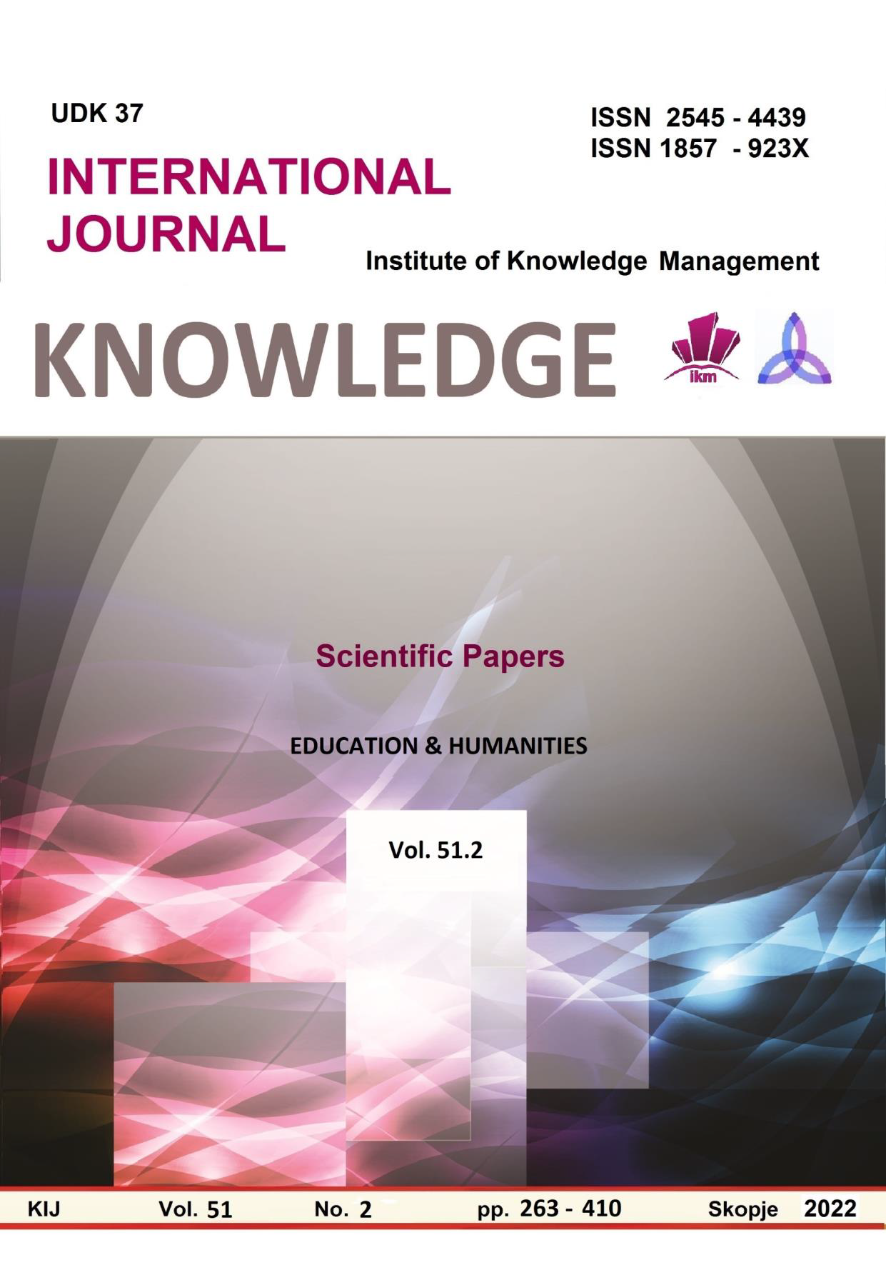 					View Vol. 51 No. 2 (2022): Knowledge Without Borders
				