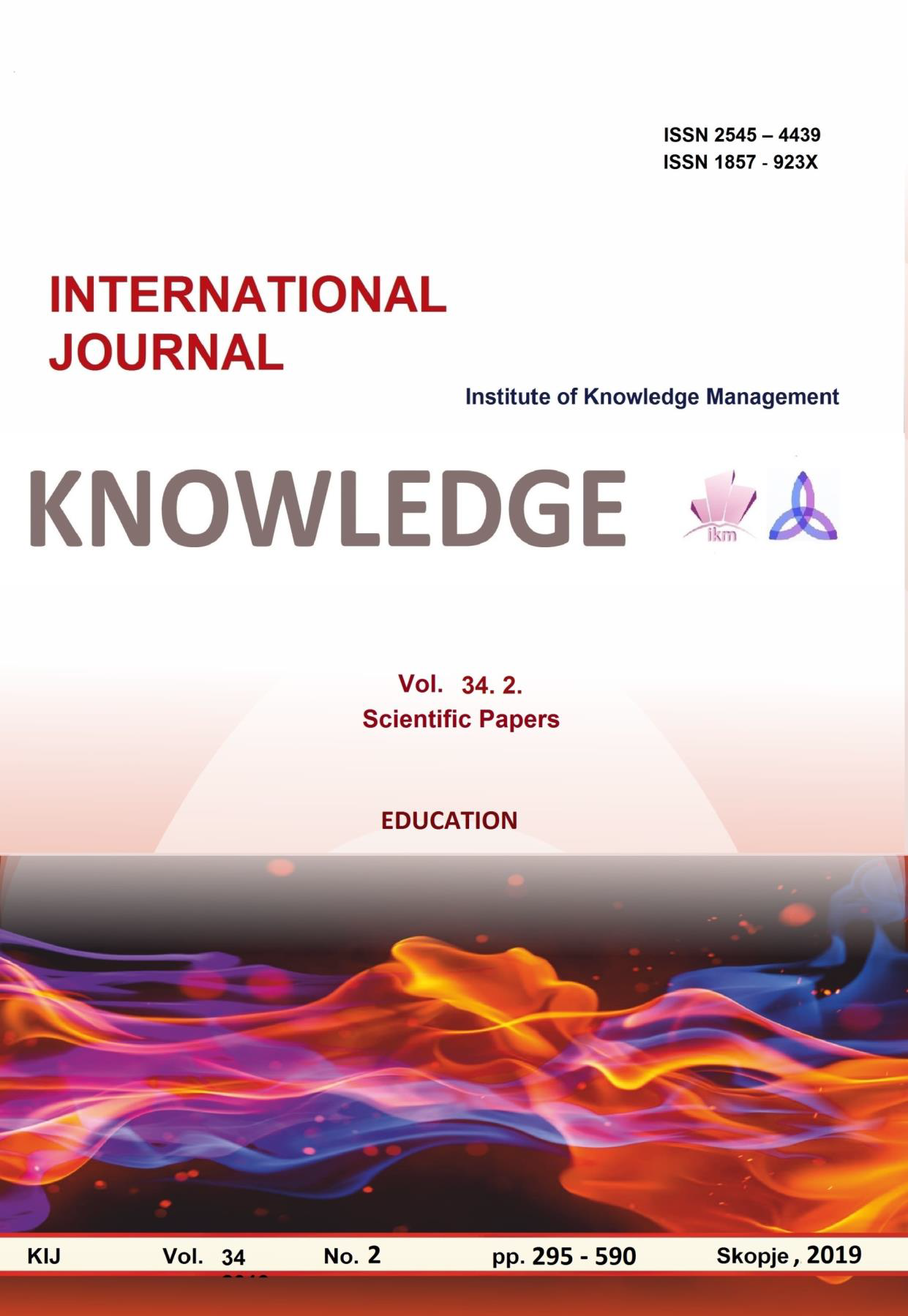 					View Vol. 34 No. 2 (2019): Knowledge without borders
				